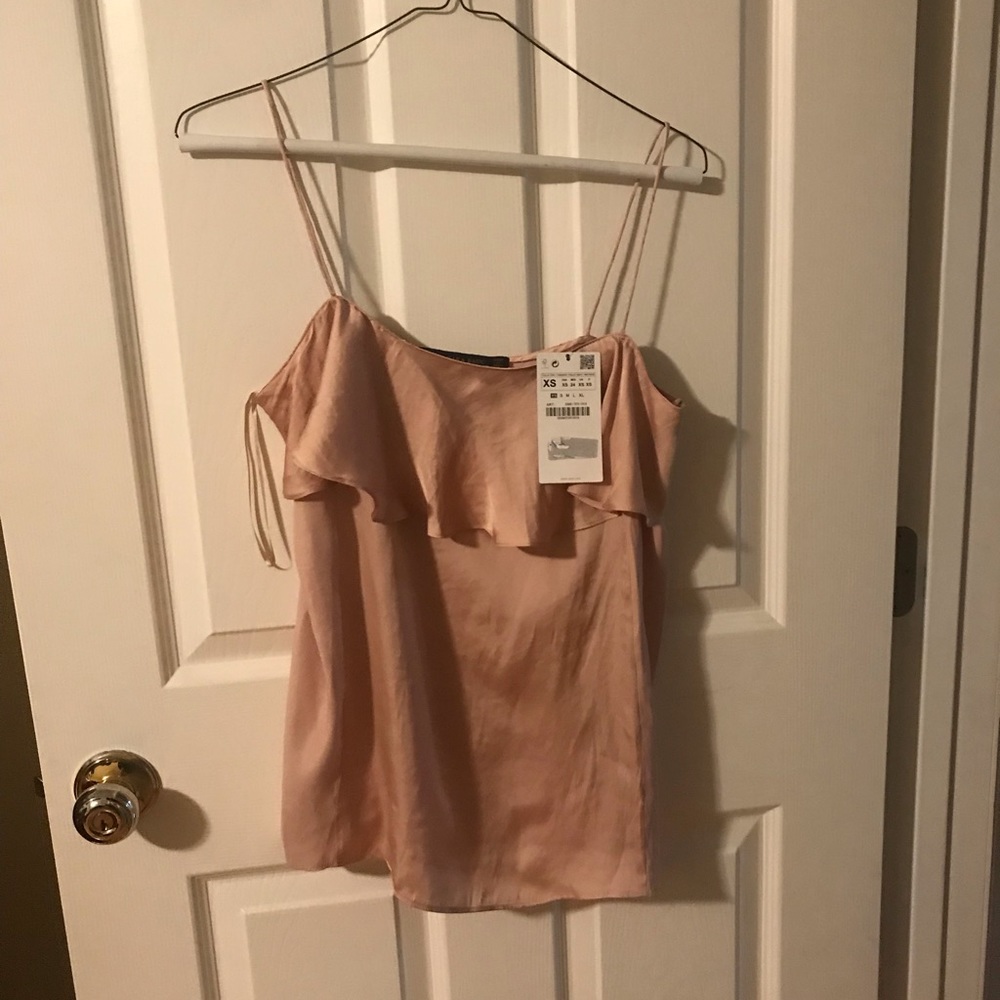 New Zara ruffle tank top (available in XS and S) - Picture 6 of 6